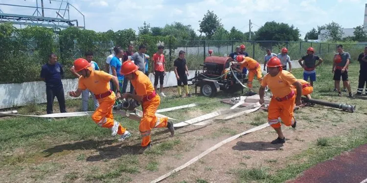 ISU Giurgiu, locul 1 la proba de ștafetă, la Slatina