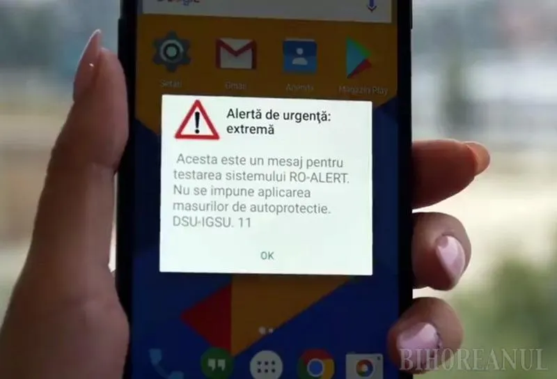 Sistemul RO-ALERT a fost testat și la Giurgiu