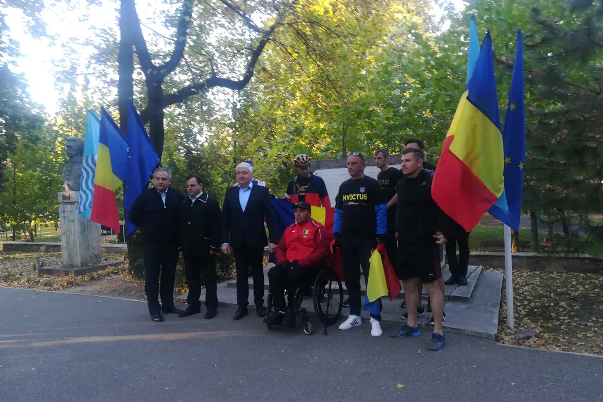 Ștafeta veteranilor, start de la Giurgiu. Militari răniți în Afganistan aleargă pentru camarazii lor