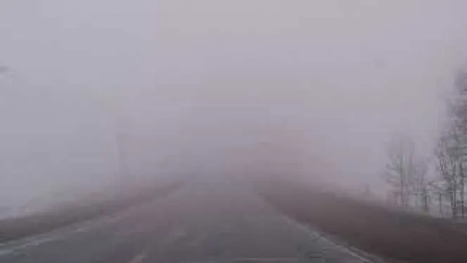 Șoferi, atenție cum circulați!Din nou cod galben de ceață, în județul Giurgiu