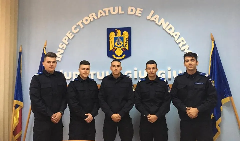 Efective tinere la Inspectoratul Județean de Jandarmi Giurgiu