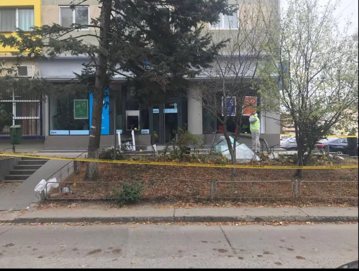 Tentativă de jaf cu explozibil la o bancă din Bolintin Vale
