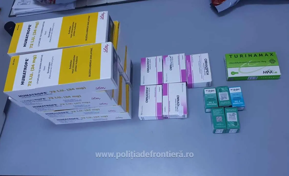 Substanţe dopante, descoperite de poliţiştii de frontieră giurgiuveni
