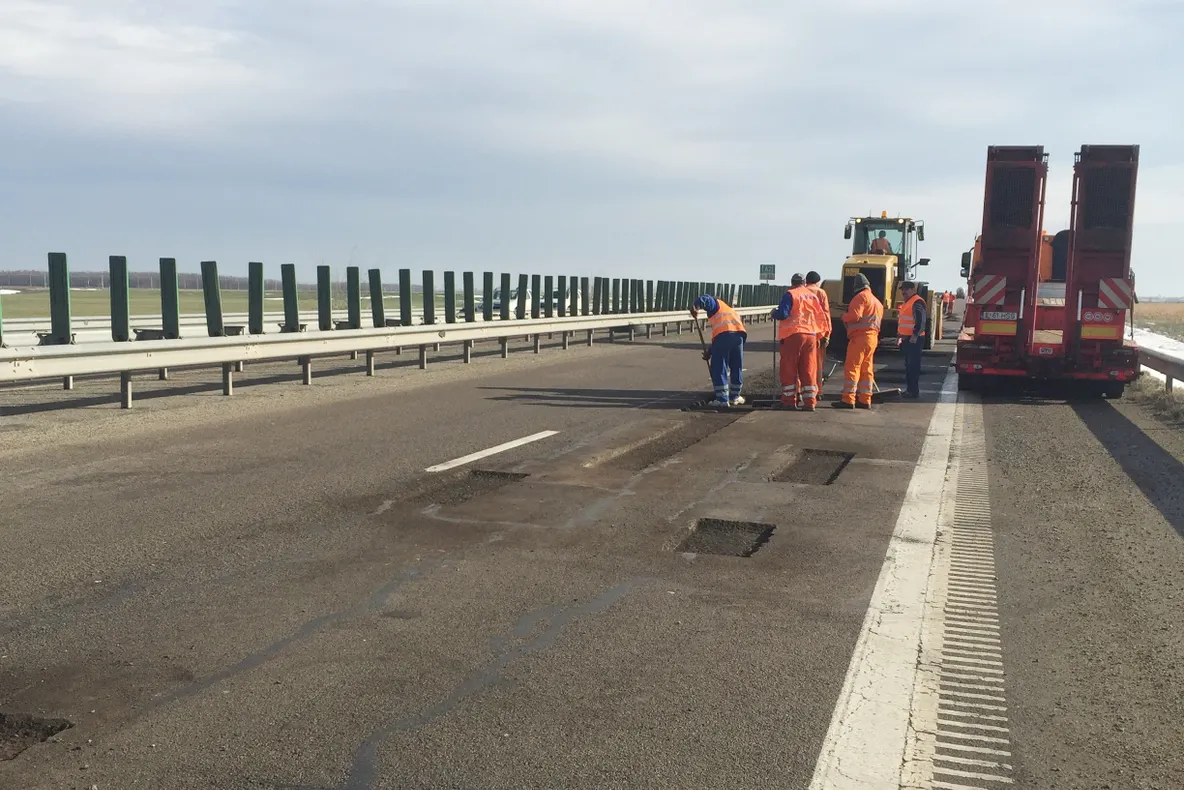Restricții de circulație pe A1, în zona Bolintin Vale