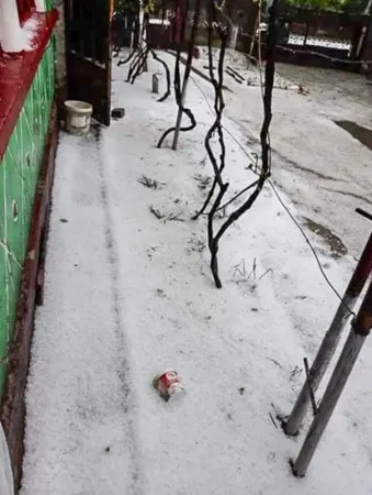 Localități din județul Giurgiu, afectate de grindină