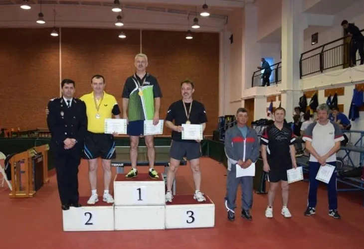 Medalie de aur la tenis de masă pentru un jandarm giurgiuvean