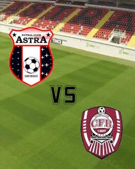 Zeci de jandarmi asigură măsuri de ordine la meciul Astra Giurgiu - CFR Cluj