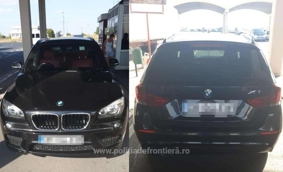 Autoturism căutat de autorităţile din Marea Britanie, descoperit la Punctul de Trecere a Frontierei Giurgiu
