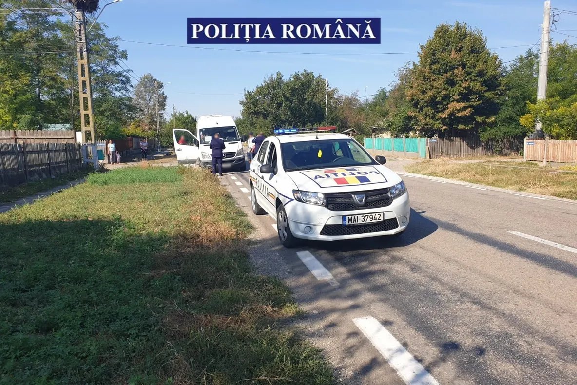 Depistat la volan fără permis de conducere și sub influența băuturilor alcoolice