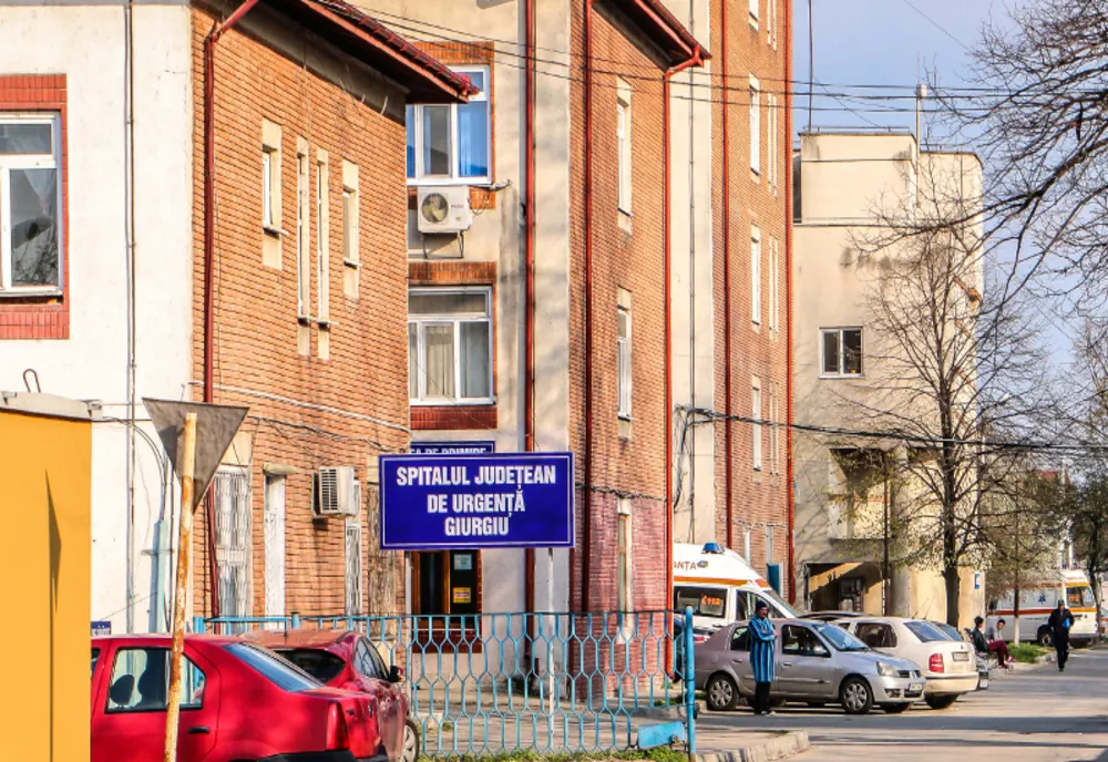 Giurgiu. Un pacient a murit după ce s-a aruncat de la etajul 3 al Spitalului Judeţean de Urgenţă Giurgiu