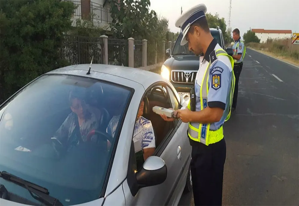 Razie a polițiștilor din patru județe pe drumurile din județul Giurgiu