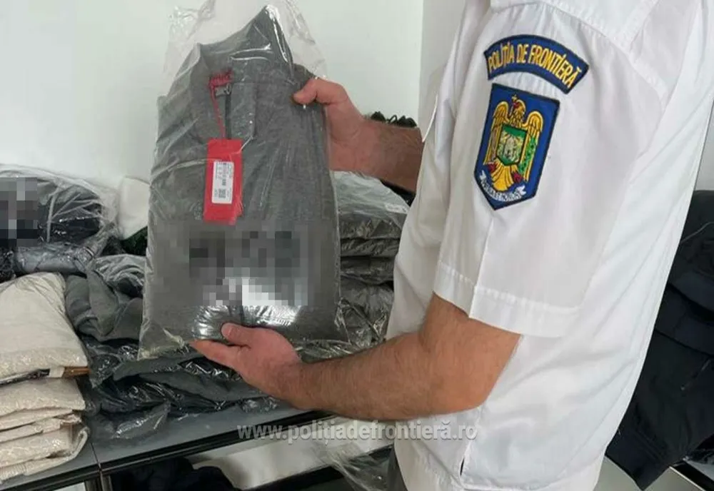 Captură impresionantă de bunuri contrafăcute la Punctul de Trecere a Frontierei Giurgiu