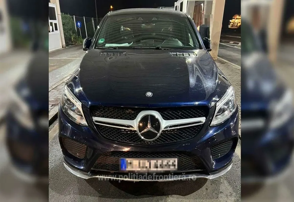 Autoturism căutat de autoritățile din Rusia, descoperit în P.T.F. Giurgiu