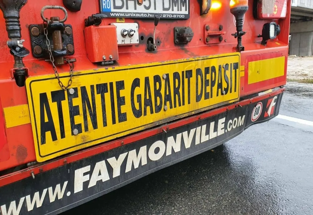 Transport agabaritic pe ruta Turnu Măgurele PTF - Bolintin Deal