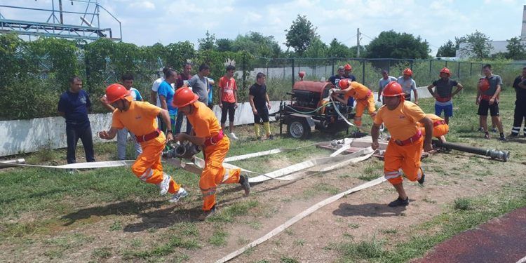 ISU Giurgiu, locul 1 la proba de ștafetă, la Slatina