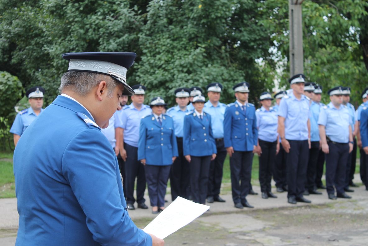 Avansări în grad la Inspectoratul Judeţean de Jandarmi Giurgiu