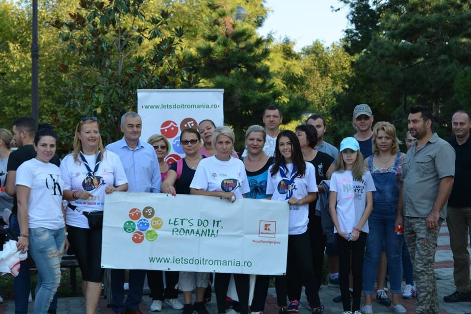 Giurgiu, pe primele locuri la campania de curățenie națională Let’s Do It, Romania!