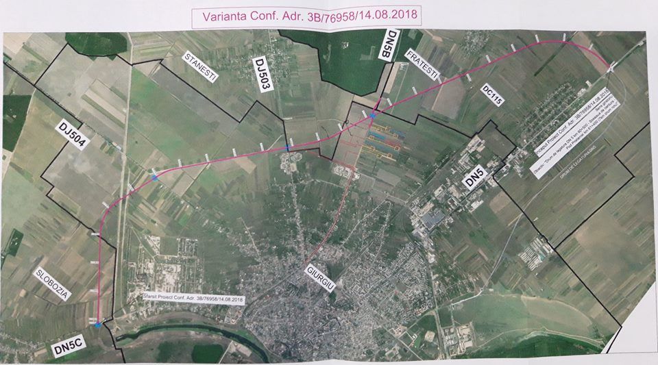 Scăpăm de traficul greu de la intrarea în Giurgiu? Se va construi o centură modernă