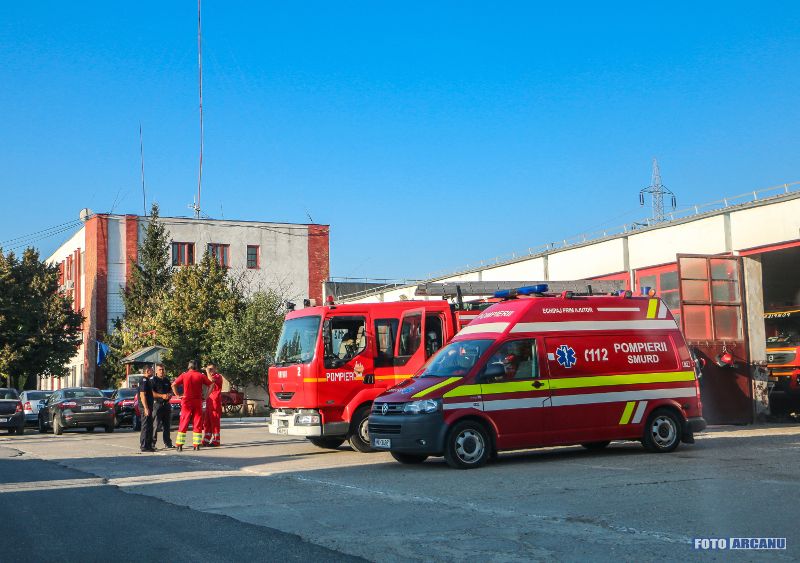 Ziua Pompierilor, în 13 septembrie. Exerciții demonstrative și prezentări de tehnică de intervenție, la Giurgiu