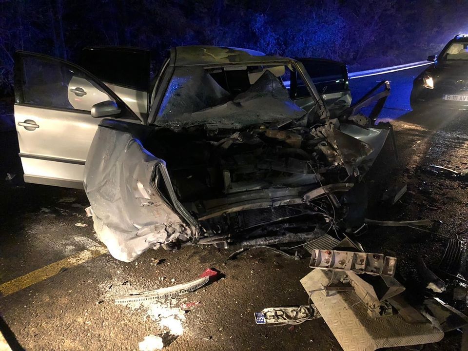 Familie din Giurgiu, rănită grav în urma unui accident produs la Jilava
