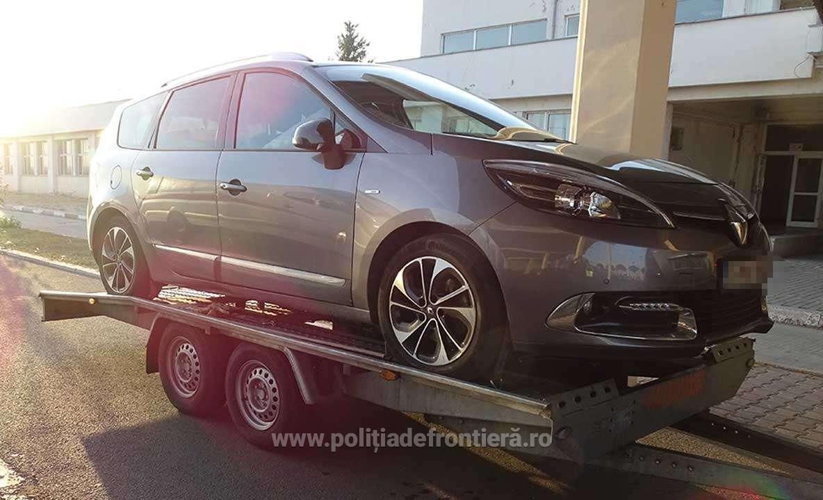Autoturism căutat de autoritățile din Belgia, descoperit la P.T.F. Giurgiu