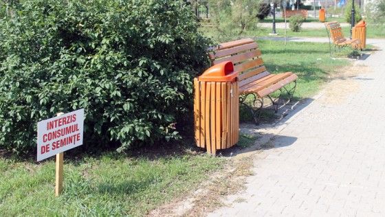 Polițiștii locali stau la pândă pentru a-i prinde pe cei care nu păstrează curățenia orașului