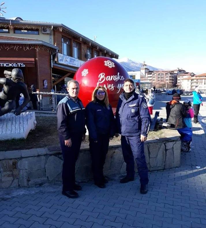 O  nouă misiune a polițiștilor în stațiunea montană Bansko, din Bulgaria