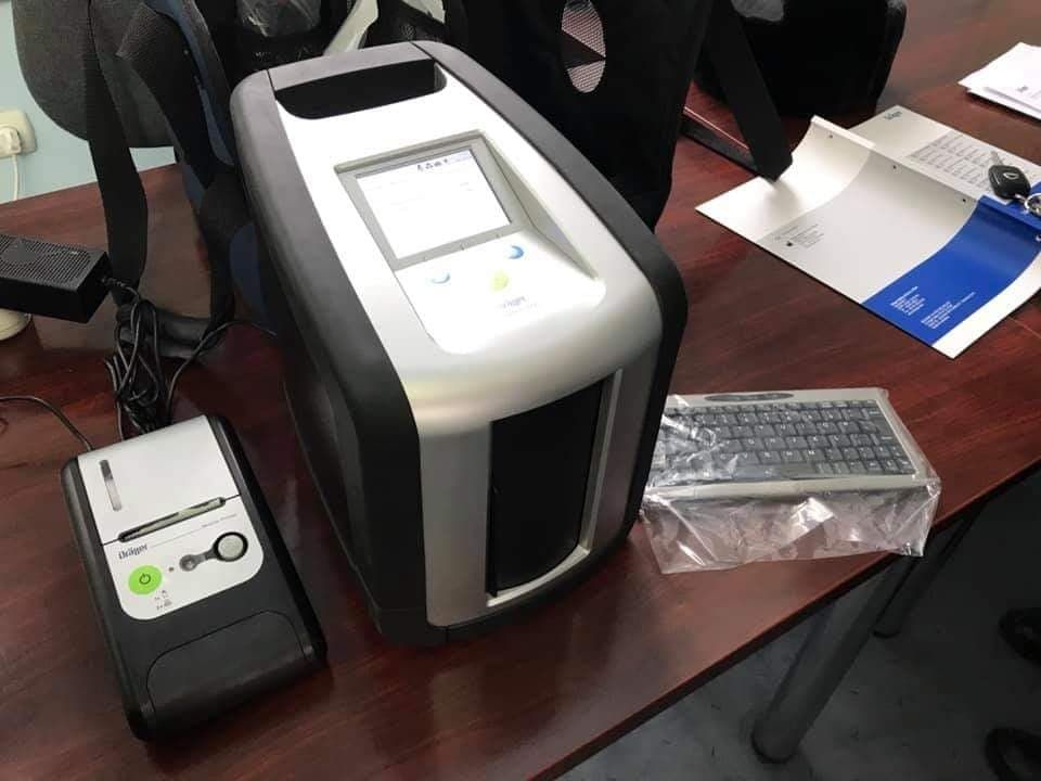 Echipament de testare a drogurilor pentru șoferii giurgiuveni