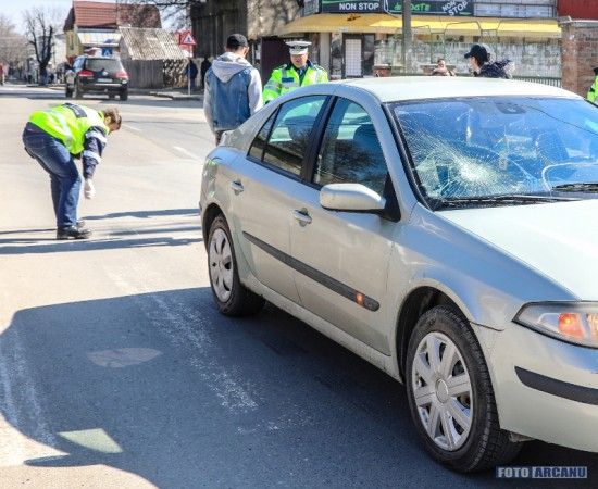 Copil izbit de o mașină pe o trecere de pietoni din Giurgiu