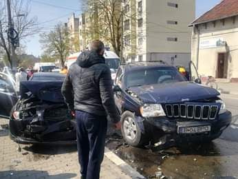 Accident de circulație pe strada Vlad Țepeș din Giurgiu