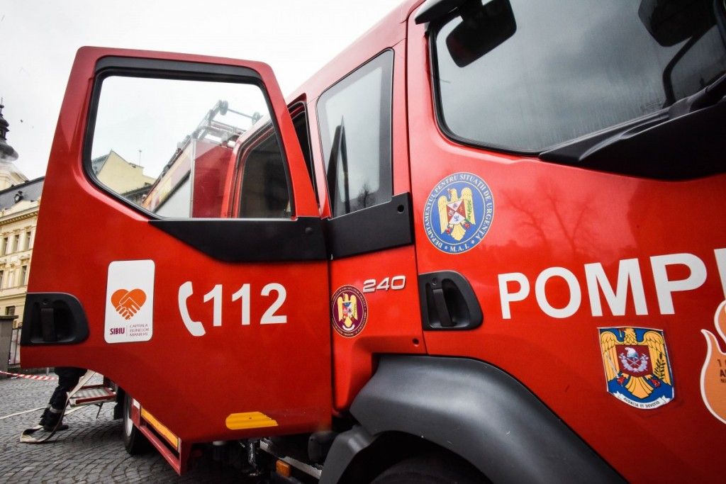 Incendiu la un restaurant din Giurgiu