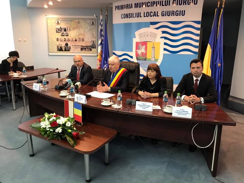 Ambasadorul Poloniei, întâlnire cu autoritățile din Giurgiu