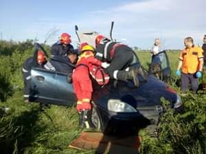 Accident rutier pe Autostrada A1, la Bolintin Vale.  Trei victime, după ce un autoturism s-a răsturnat