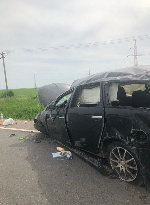 Accident rutier pe DN 5. Trei persoane sunt rănite, printre care și un copil
