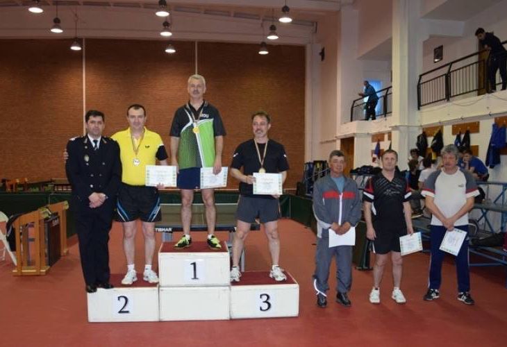 Medalie de aur la tenis de masă pentru un jandarm giurgiuvean