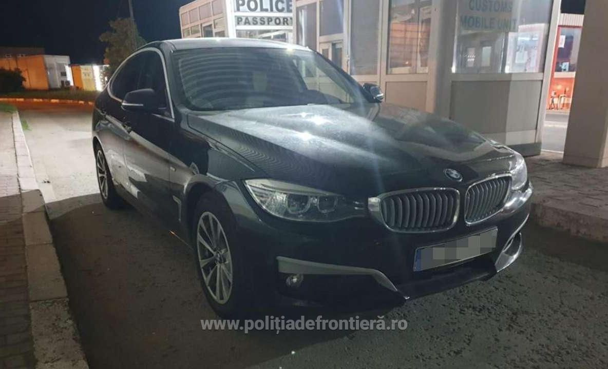 Autoturism BMW căutat în Suedia, descoperit la Giurgiu
