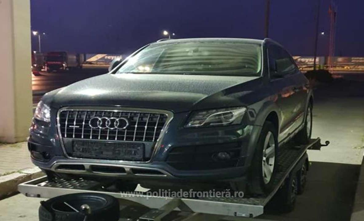 Autoturism căutat de autoritățile din Norvegia, descoperit la Vama Giurgiu 