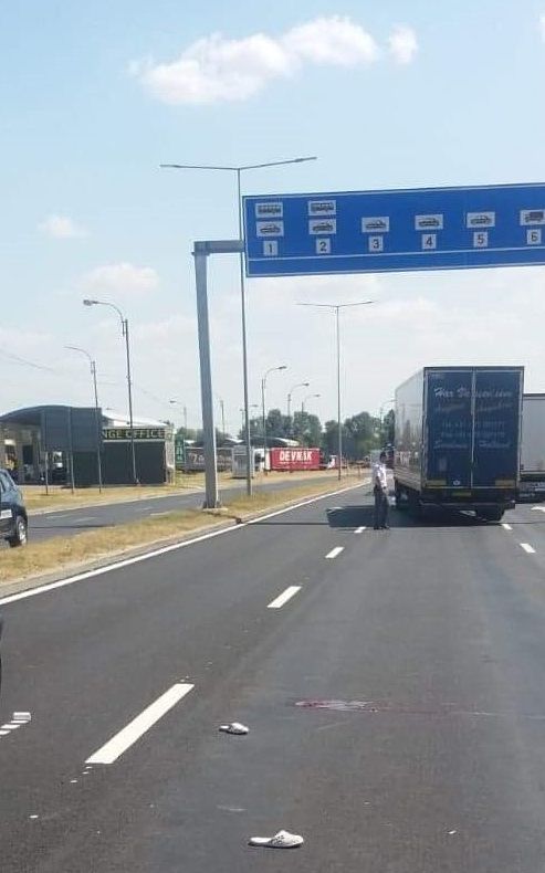 Accident rutier în zona Vămii Giurgiu. O femeie a fost rănită grav