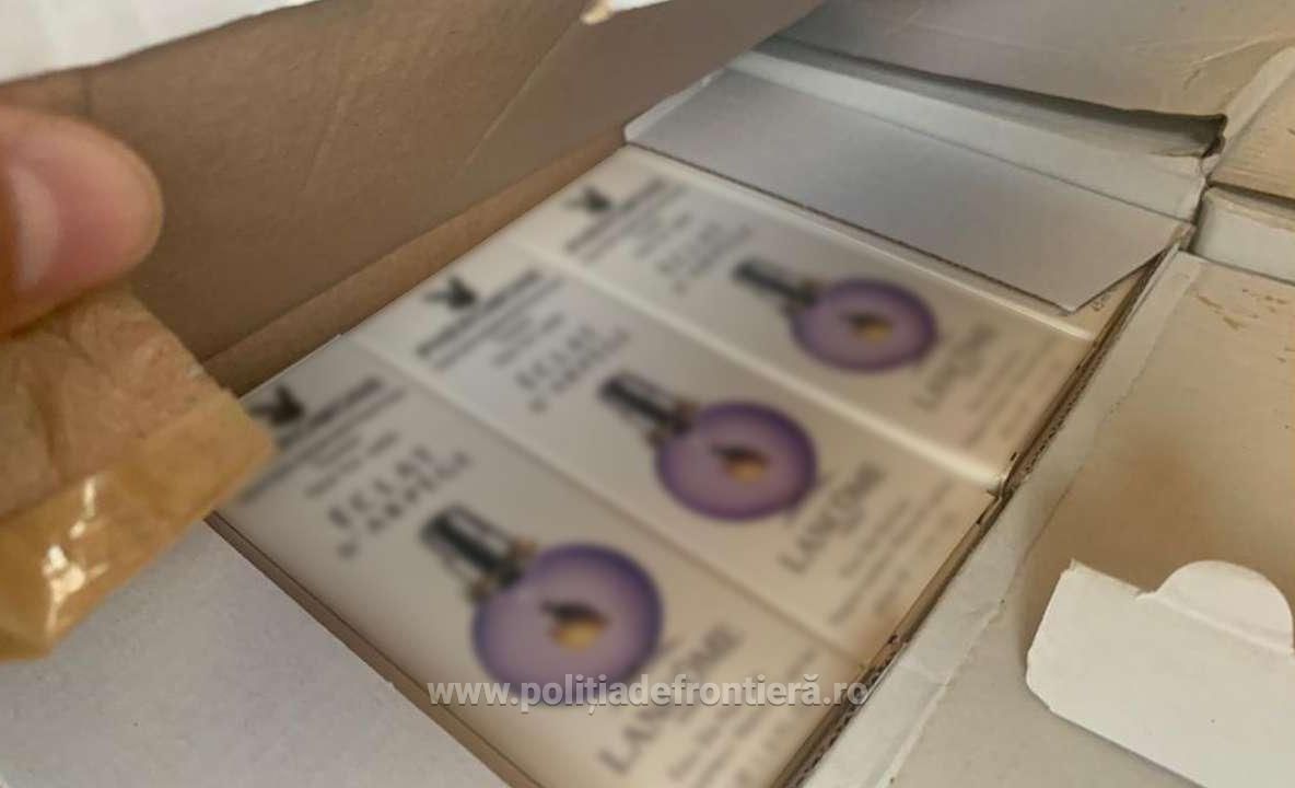 Parfumuri contrafăcute de peste 200.000 de lei confiscate la frontieră