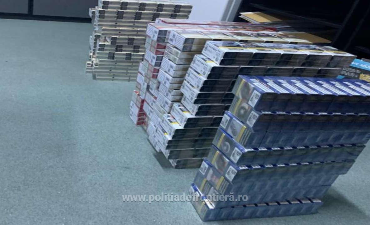 1.000 de pachete cu ţigări de contrabandă, confiscate la Giurgiu