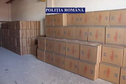 Polițiștii au confiscat peste 10 milioane de țigarete de contrabandă, la Giurgiu