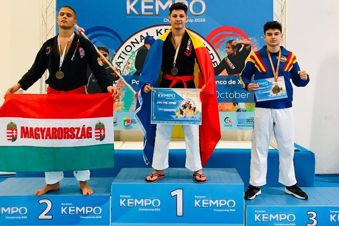 Medalii pentru sportivii giurgiuveni la European Kempo Championship 2019 - Portugal