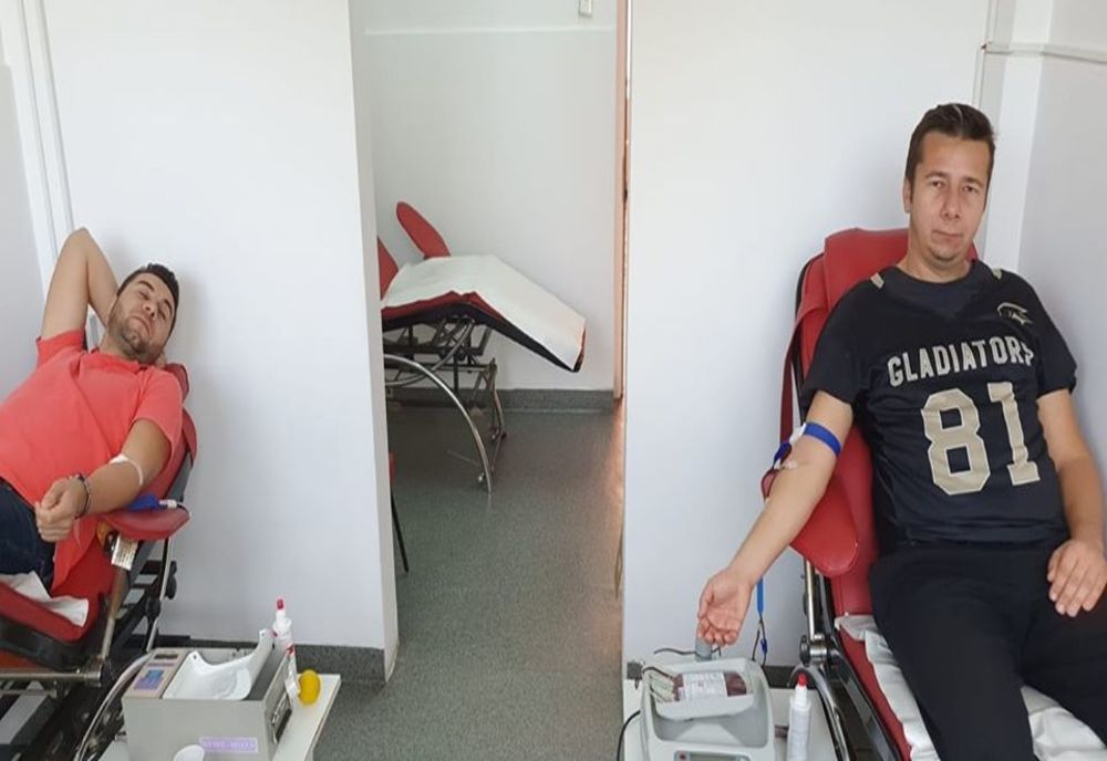 „Giurgiu Gladiators” redeschide campania "Donează sânge, salvează o viață!"