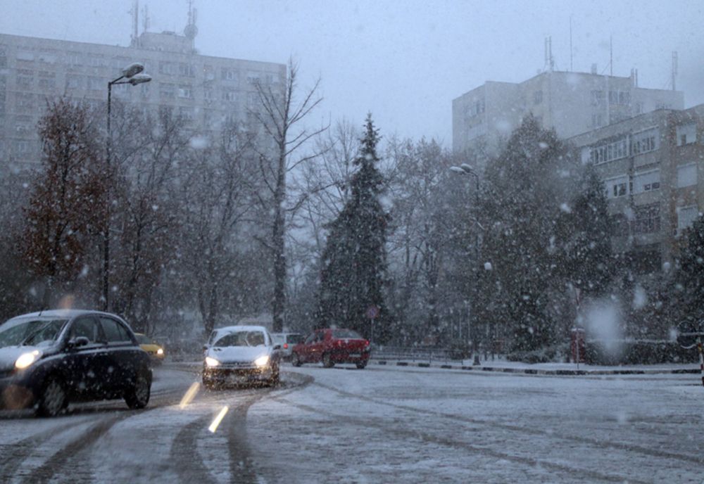 ANM anunţă: COD GALBEN de ninsori şi viscol!