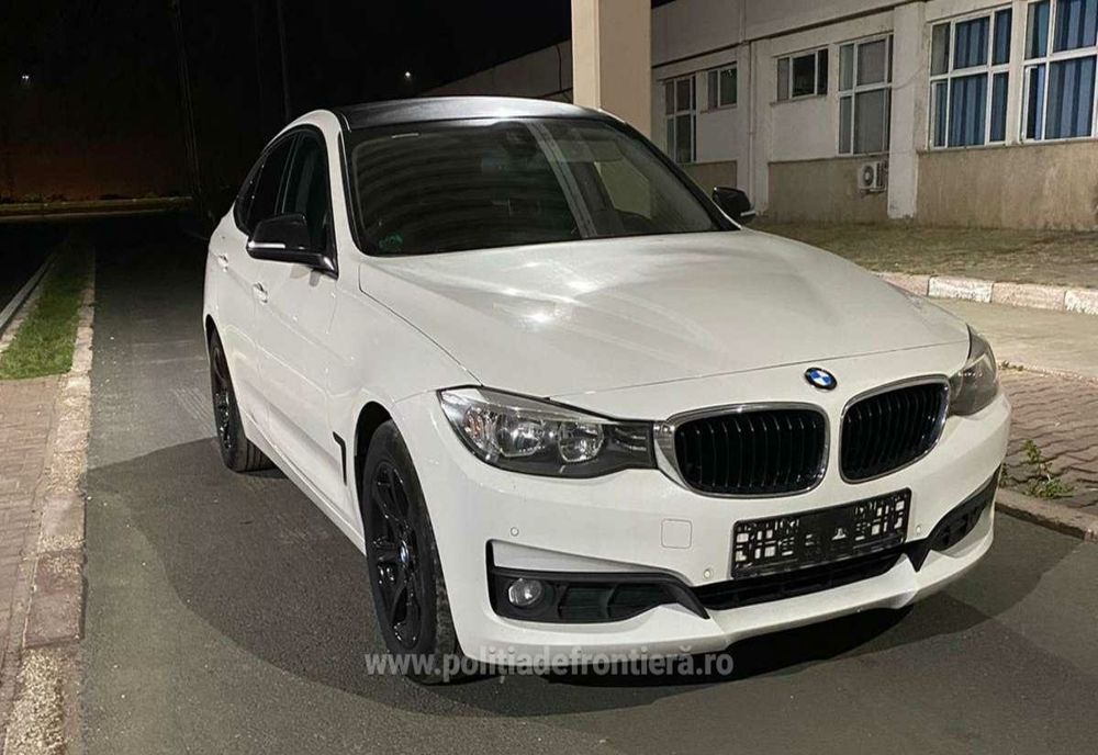Un autoturism BMW căutat de autoritățile din Germania, descoperit la Giurgiu