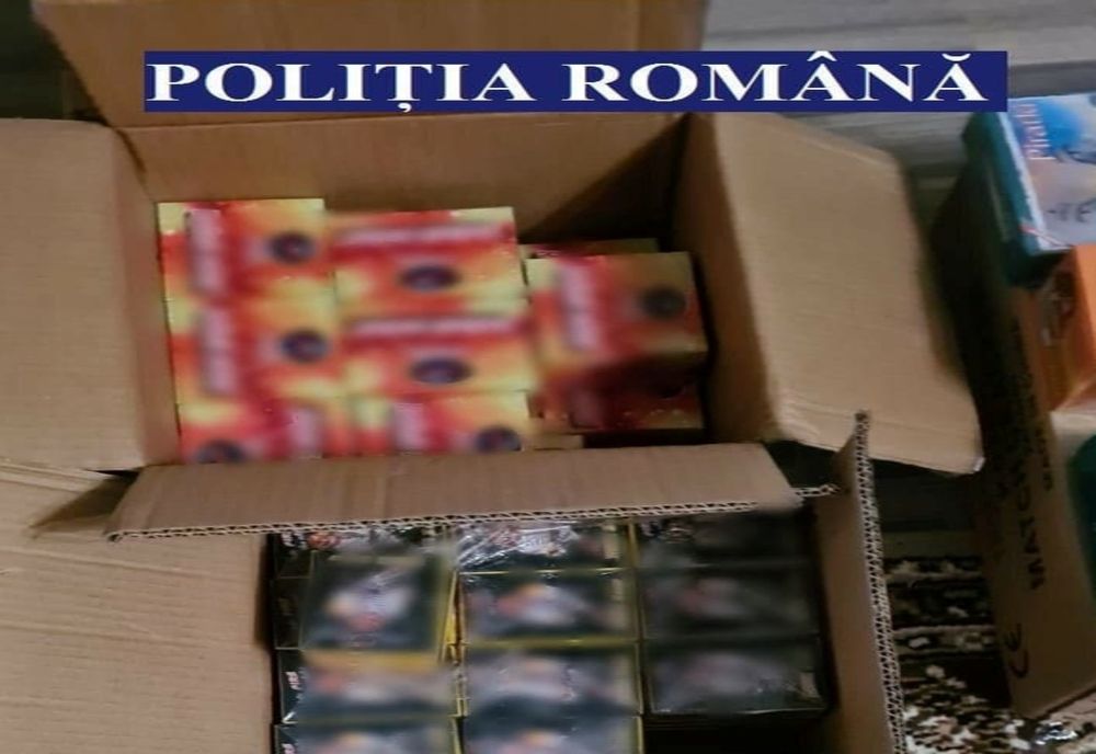 Descinderi ale polițiștilor din Giurgiu la distribuitori de articole pirotehnice