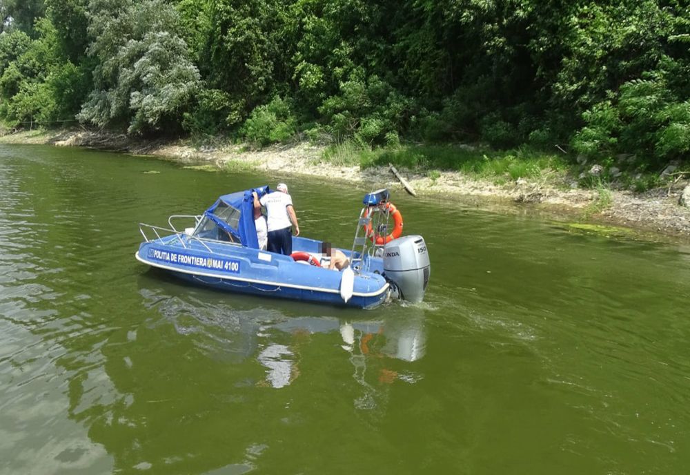 Giurgiu. Iranian salvat din apele Dunării de polițiștii de frontieră