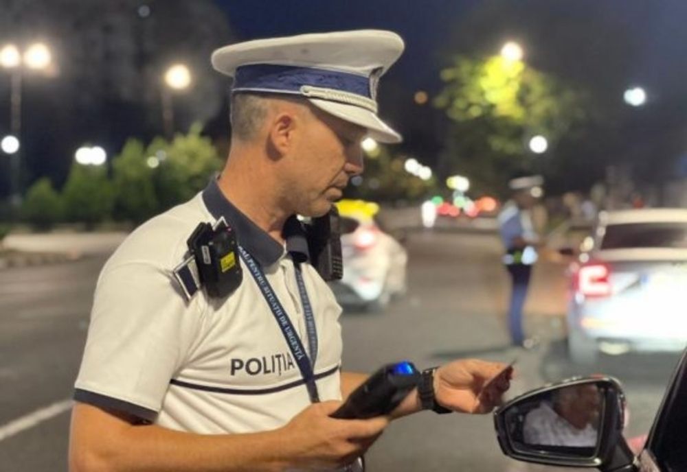 Bărbat depistat în trafic sub influenţa alcoolului şi cu dreptul de a conduce suspendat
