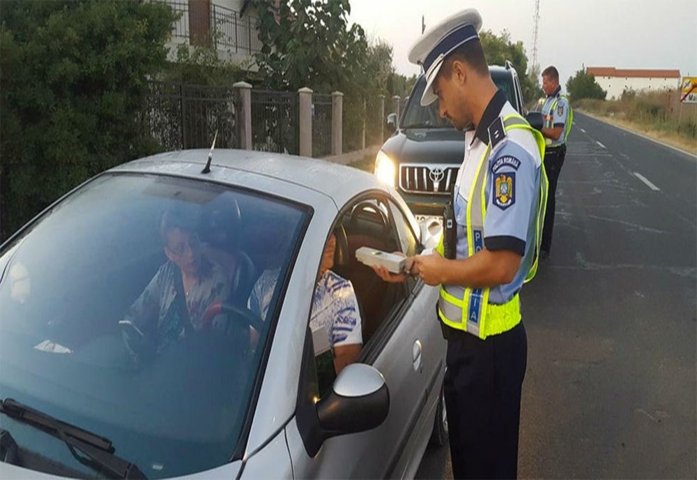 Razie a polițiștilor din patru județe pe drumurile din județul Giurgiu