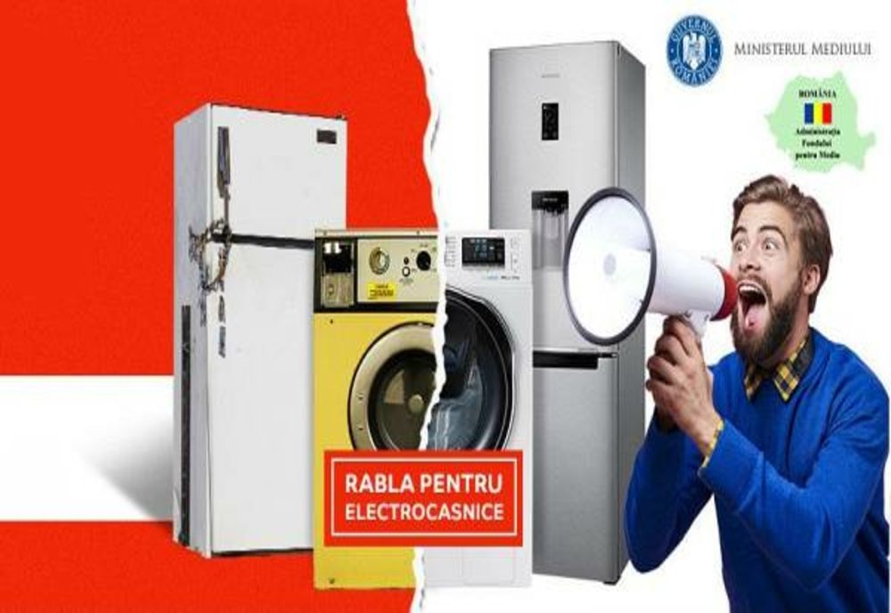 Începe prima etapă de selectare a voucherelor din aplicaţia dedicată Programului ”Rabla pentru Electrocasnice”